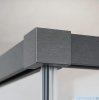 Radaway Idea DWJ Brushed GunMetal drzwi wnękowe 150cm lewe szczotkowany grafit 387019-92-01L
